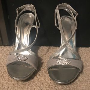 Formal Silver Heels